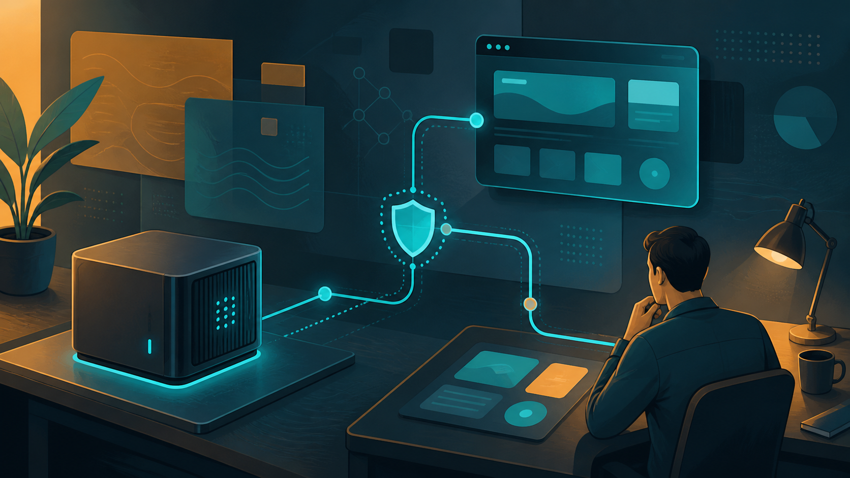 Local AI agents: secure local inference and agent orchestration
