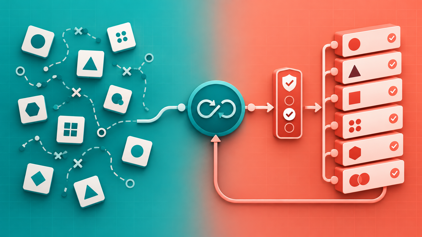 Microsoft Copilot Autopilot illustrated work queue and approval flow